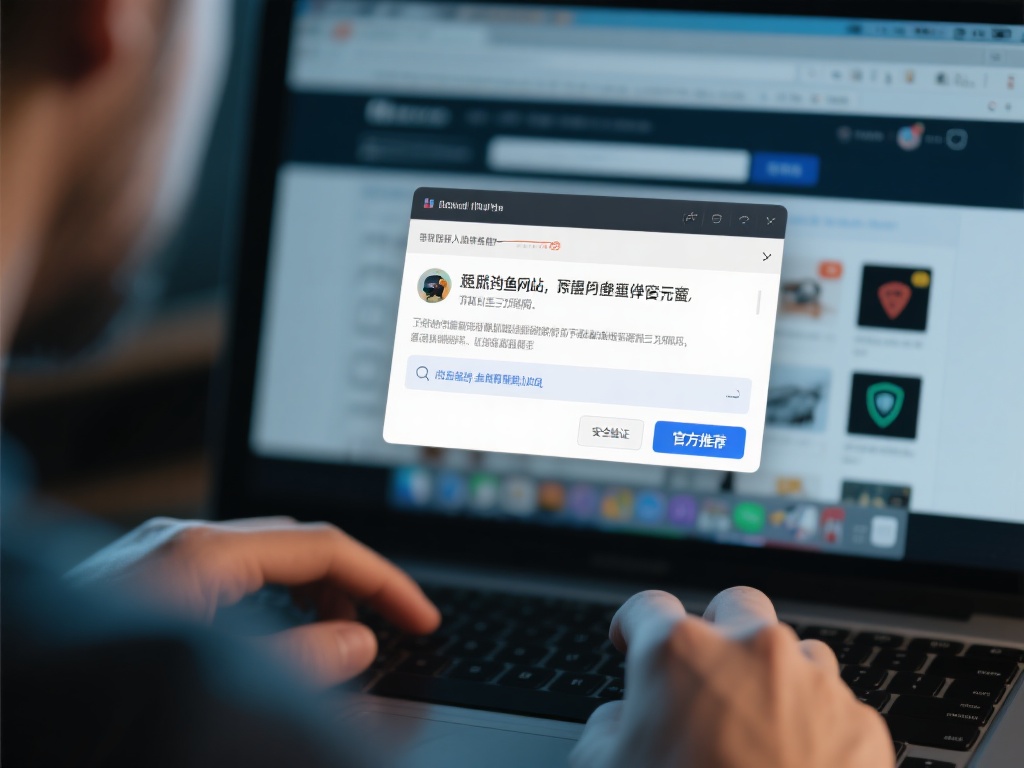 谨防钓鱼网站及弹窗
用户在使用导航工具下载内容时