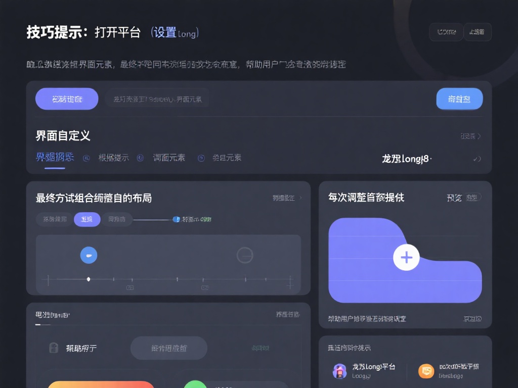 技巧提示：打开平台“设置”功能，找到“界面自定义”