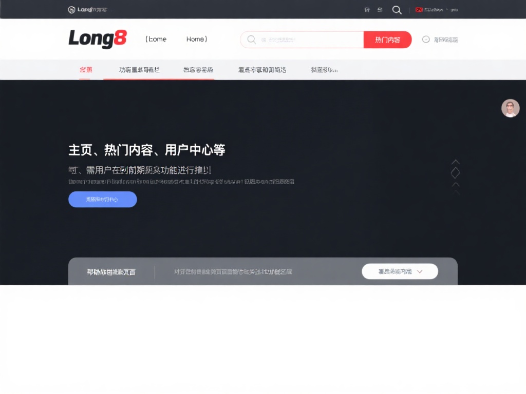 Long8网页以功能丰富和布局简洁而闻名，但这也需