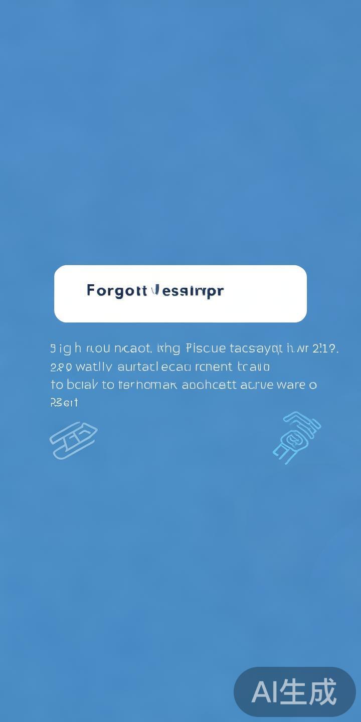 密码忘记或被锁定
如果忘记密码，选择“忘记密码”